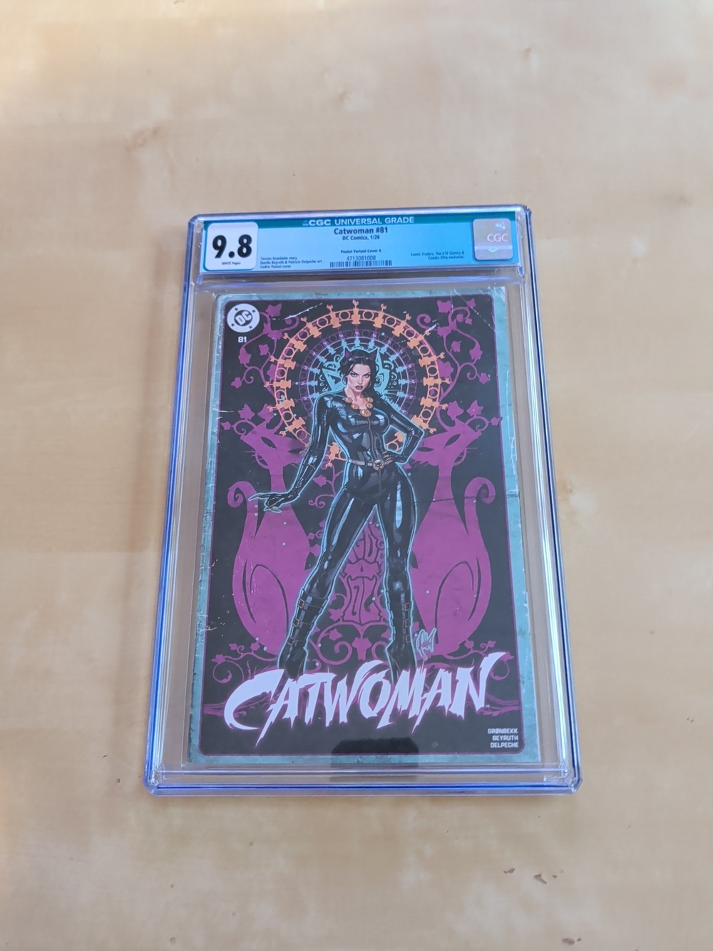 Catwoman #81 CGC 9.8 Cedric Poulat Exclusive Variant DC 2026